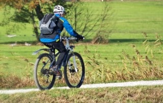 Angetrunken auf dem Radweg