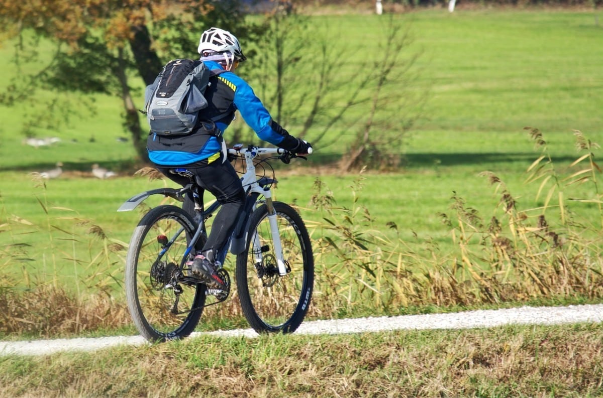 Angetrunken auf dem Radweg